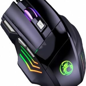 Mouse Gamer Anúbis 7 Botões 32000 DPI Ajustável LED RGB Alta Precisão e Velocidade